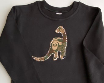 Dinosaur Hand-Stitched T-shirt, Onesie, Romper, Sleeper or Tank Top