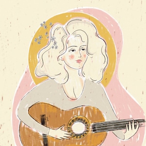 Dolly Parton (art print, available in 4 sizes)