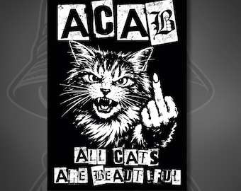 ACAB sticker - All Cats Are Beautiful