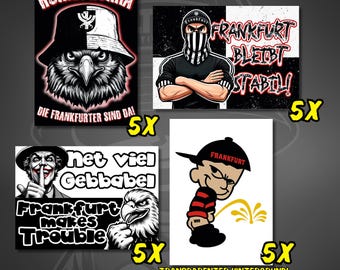 Frankfurt stickers – 20 stickers in a set or available individually