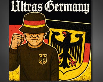 Ultras Germany Stickers - Germany Football Fan Stickers - Ultras Supporter Decorations