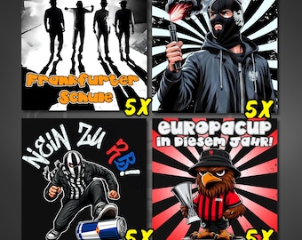 Frankfurt Sticker Set - 20 stickers in a set or individually selectable