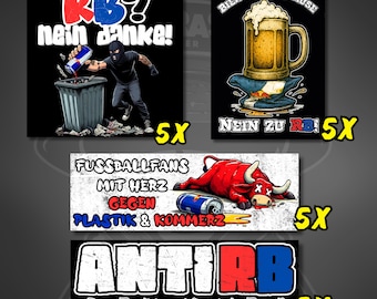 Anti-RB stickers - 20 stickers in a set or available individually