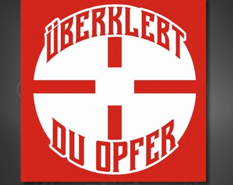 Cover-up Victim Stickers - Football Fan Stickers - Ultras Supporter Decoration - Transparent