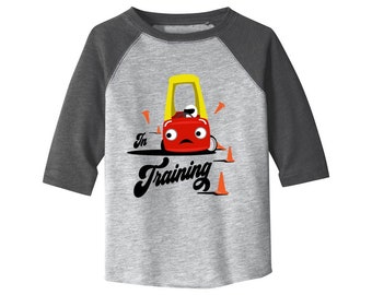 Fahrer im Training Kleinkind Shirt - 3/4 Ärmel Lustiges T-Shirt, Kinder T-Shirt