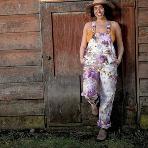 Viola Tie Dye Overalls - Woman’s - Hand Dyed - Spring Fashion