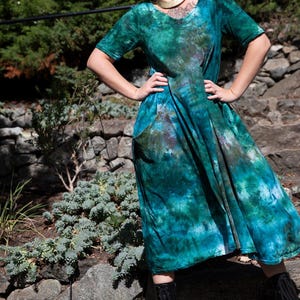 Woodland Dress - Slouchy Bohemian Dress - Cotton - Pockets