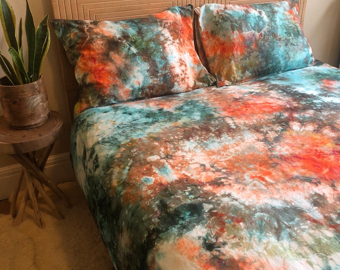 SALE! Peaches & Green Bedding
