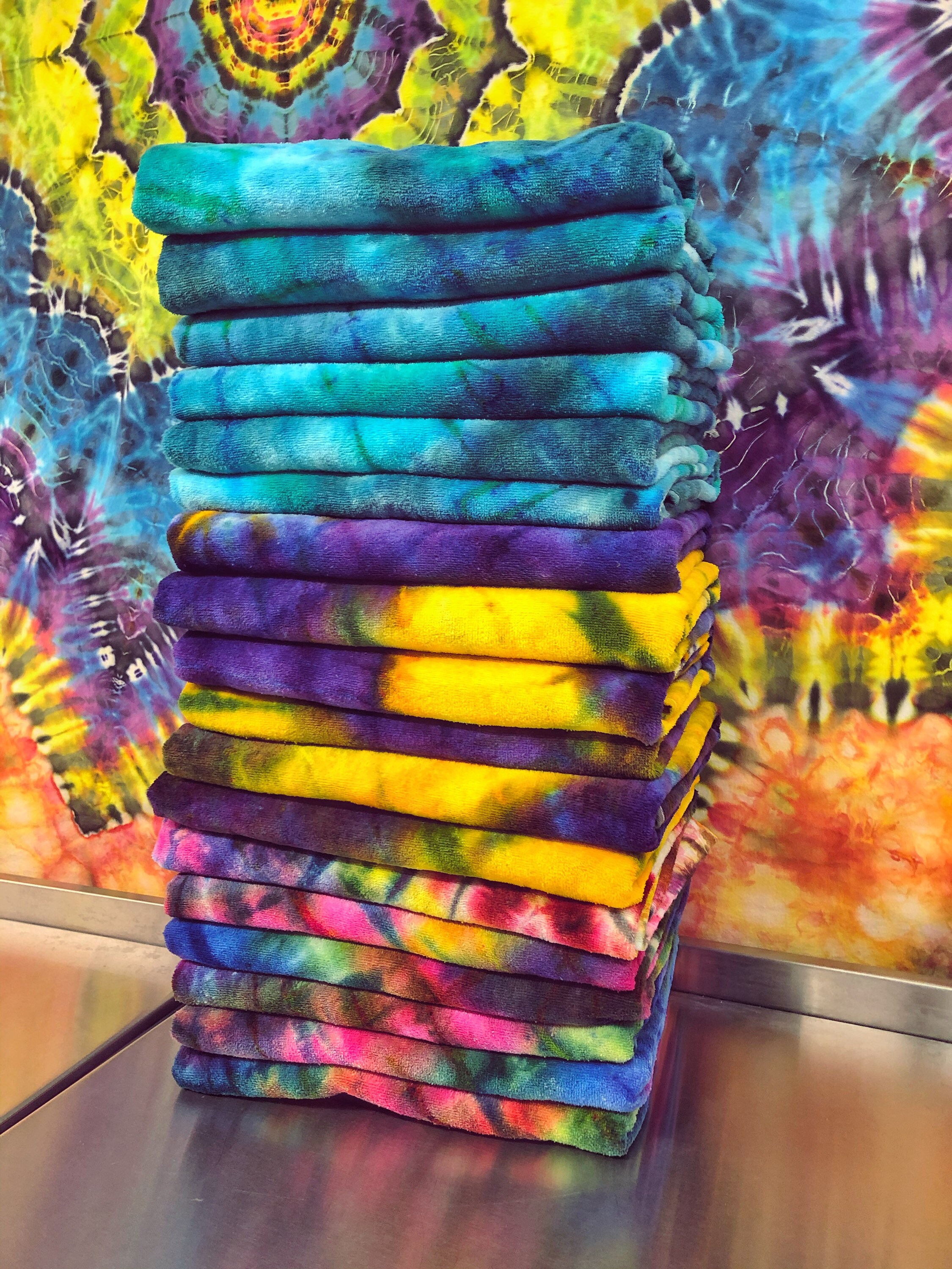 Tie Dye Beach Towels