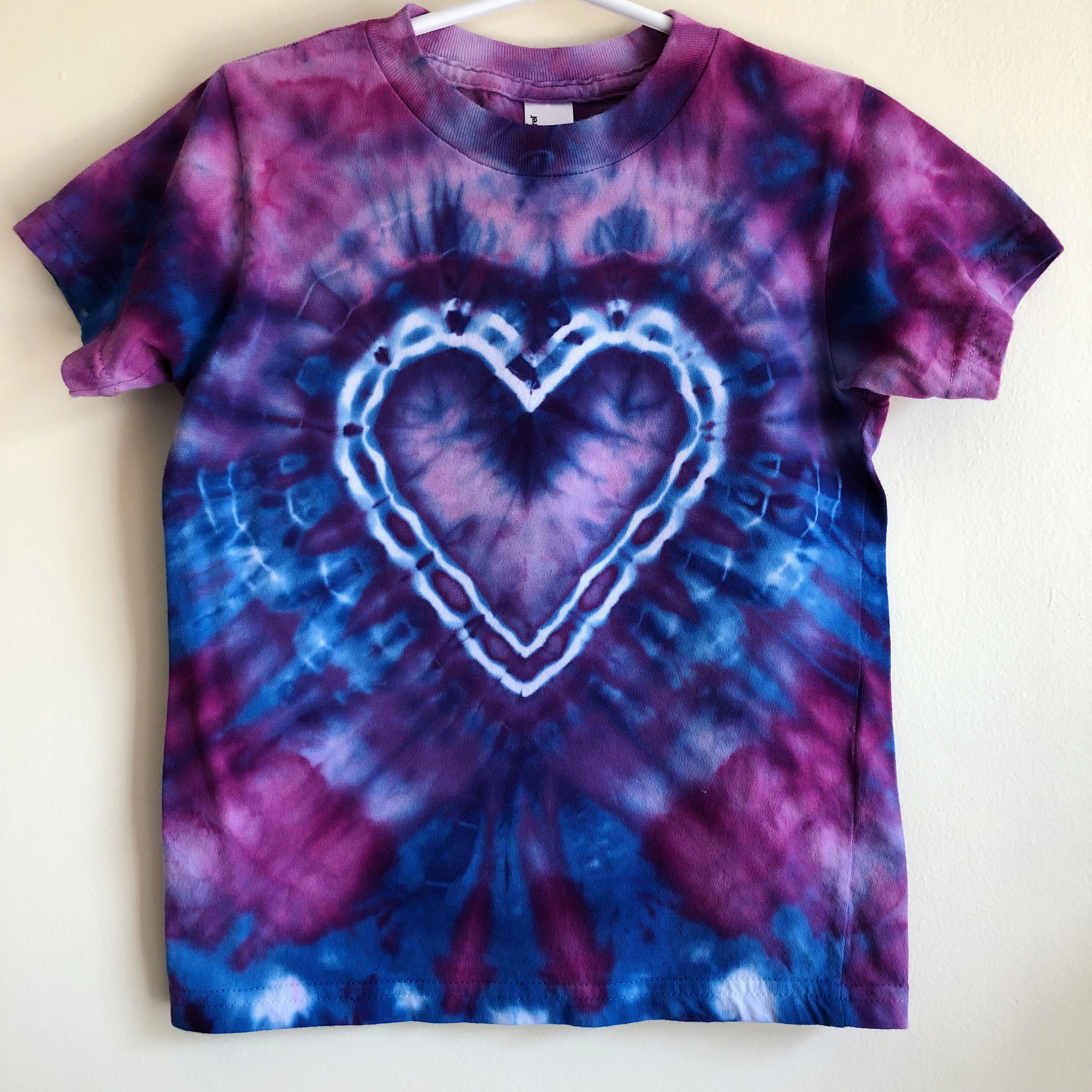 Purple Heart Tie Dye Tee