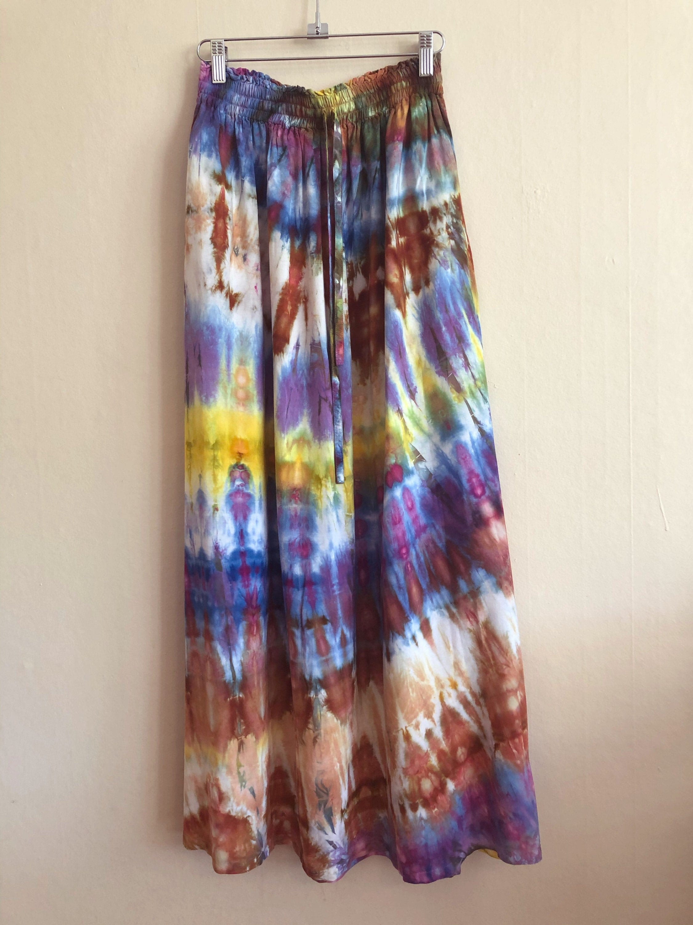 Purple Tie Dye Women's Skirt