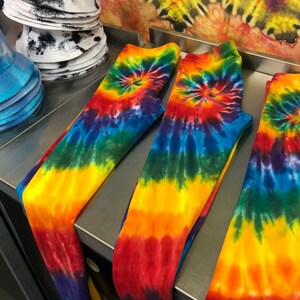 Rainbow Legging Tie Dye Pant Classic Tye Dye Bohemian fashion image 4