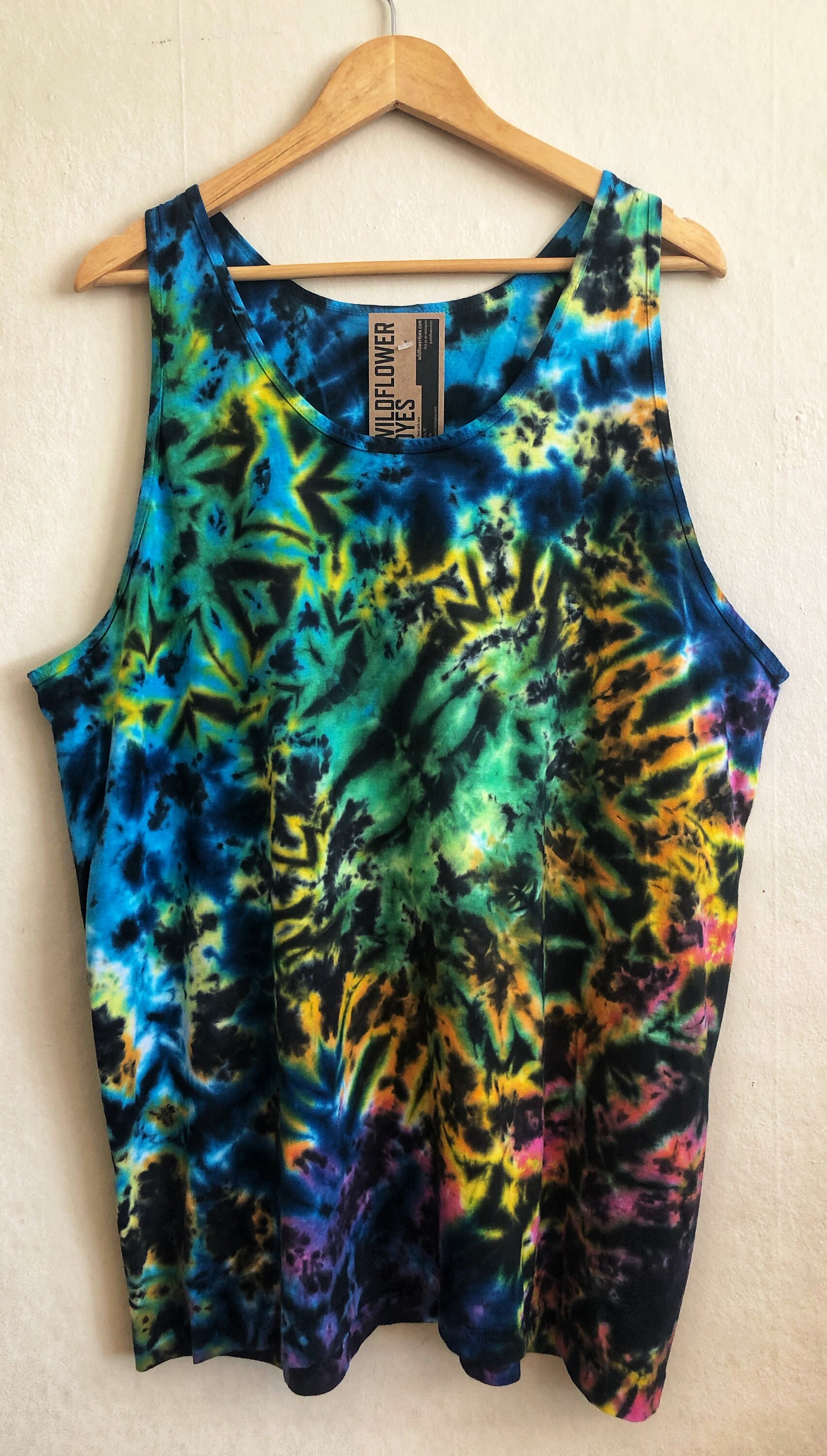 SAMPLE SALE! Men's Tie Dye Tank Top