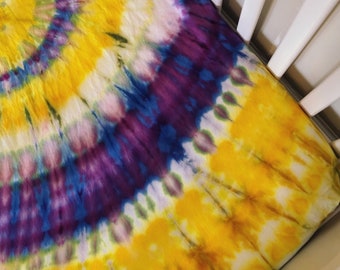 Tie Dye Crib Sheet