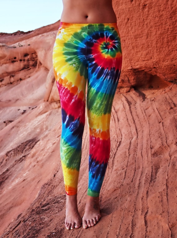 Rainbow Legging Tie Dye Pant Classic Tye Dye Bohemian Fashion