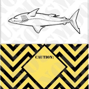 PDF: Shark Food Tent Label Food and Dessert Labels Placecards Printable ...