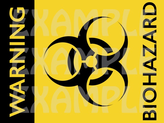PDF Warning Biohazard Sign Printable - Il 570xN.851140407 Reof 