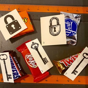 Escape Room Candy Bar 