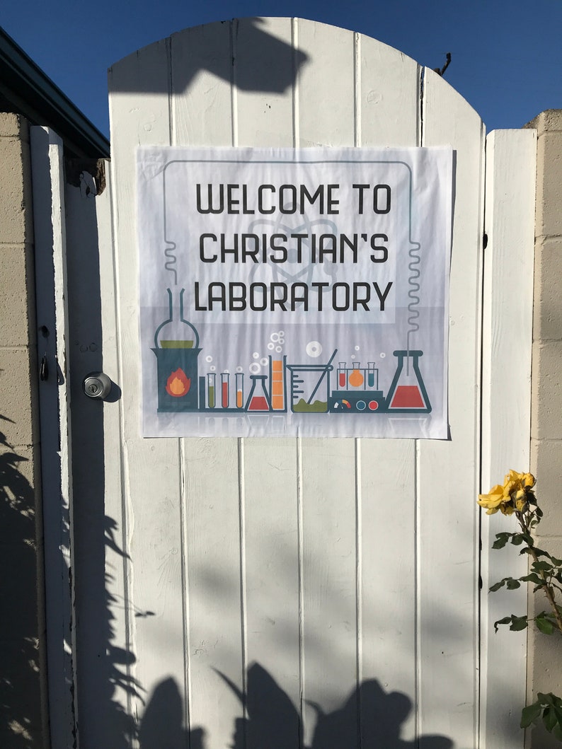 Printable Party Entrance Sign