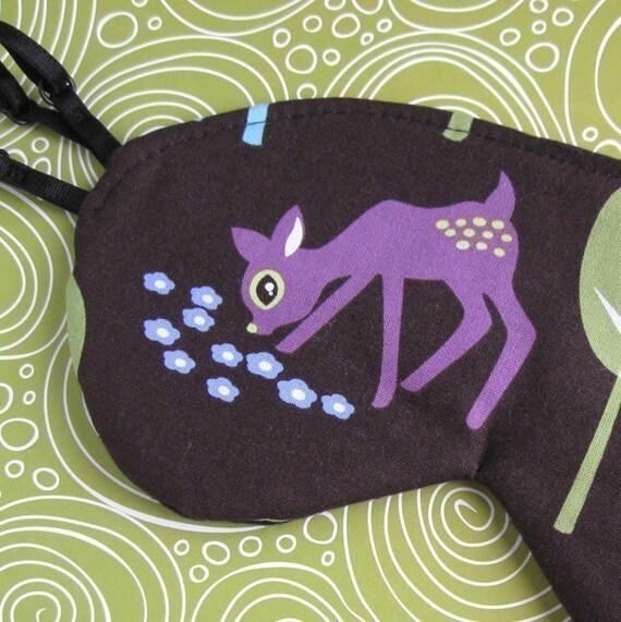 Items similar to Deer Sleep Eye Mask Fully Adjustable on Etsy
