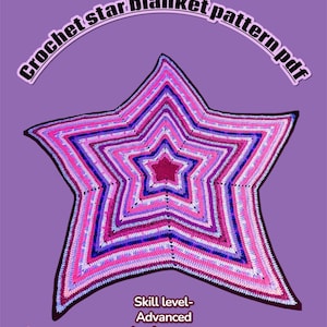 Patron de couverture étoile au crochet pdf