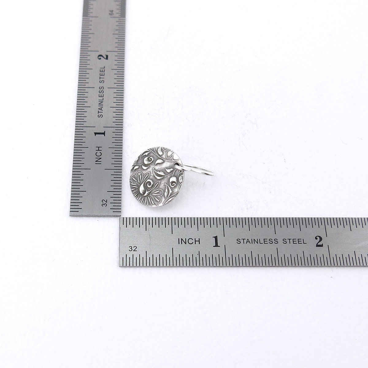 Silver Rose Earrings main image 1