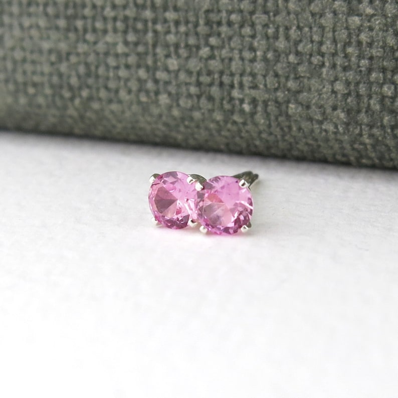 Noelle Pink Tourmaline Stud Earrings main image 0