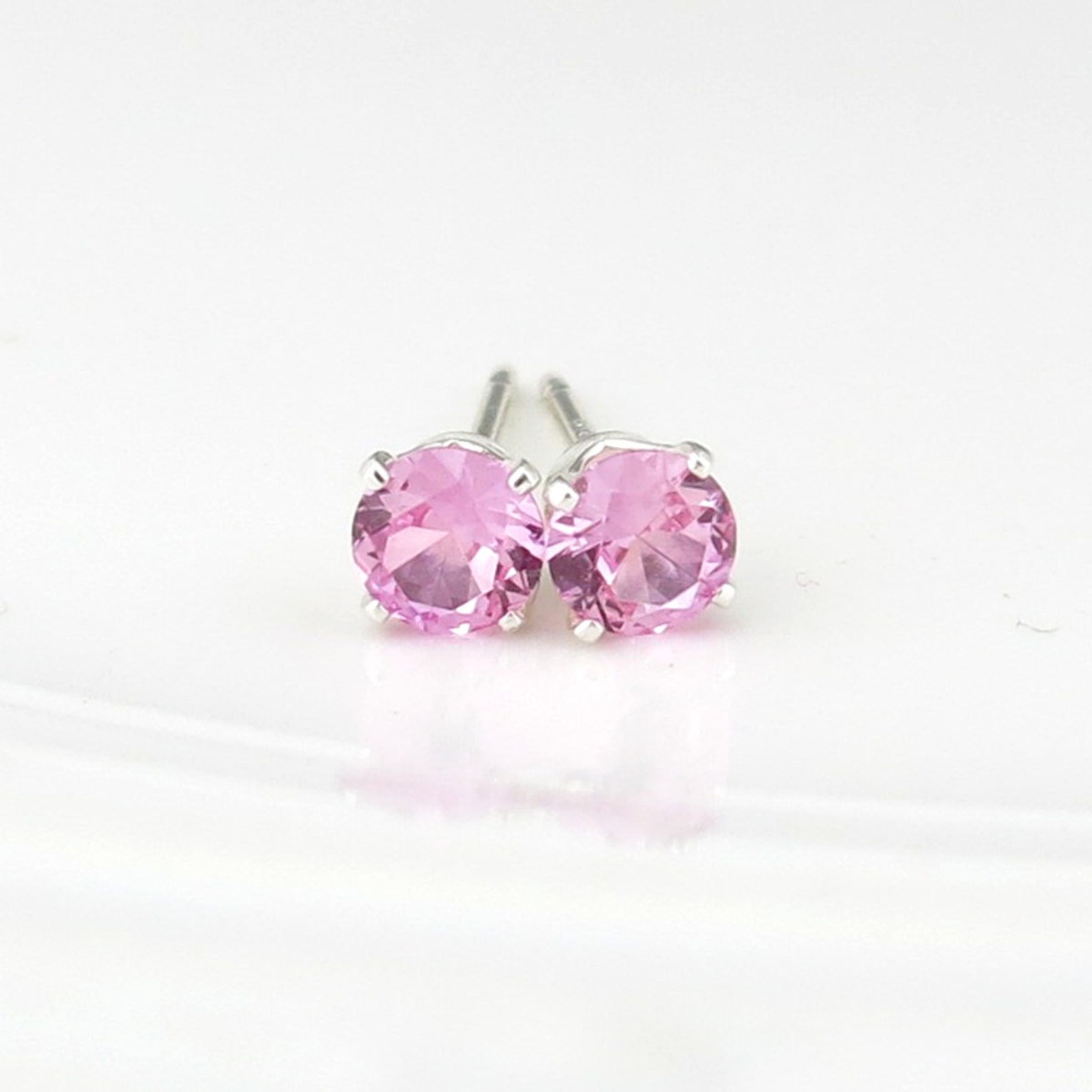 Noelle Pink Tourmaline Stud Earrings main image 1