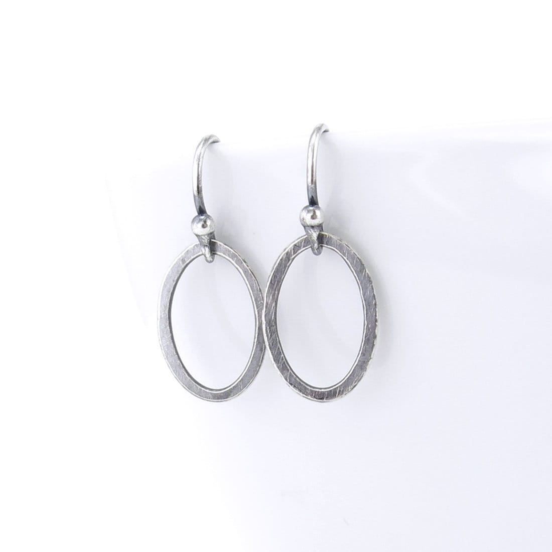 silver dangle earrings simple