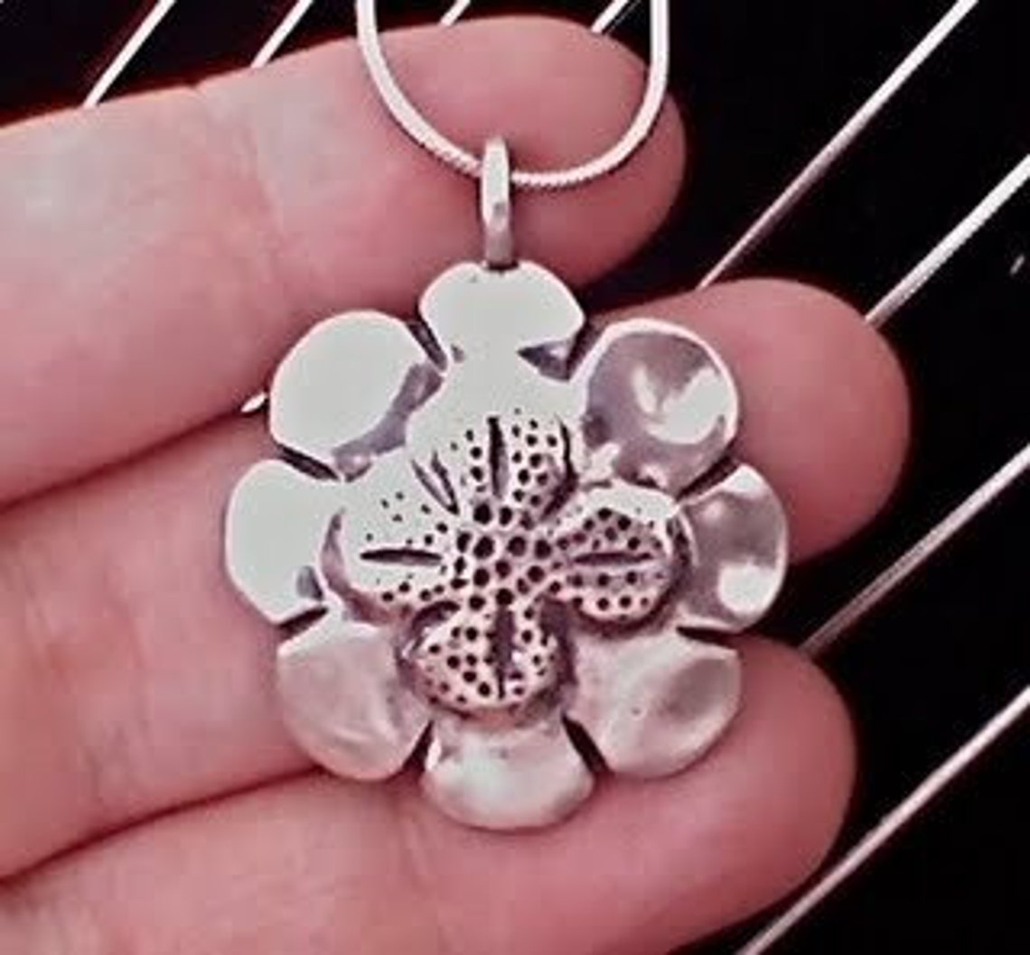 Clover Rose Pendant Made From Silver Half Dollar Coin - Etsy