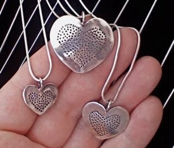 Half Dollar Heart Heart Pendant Made From Silver US Coin