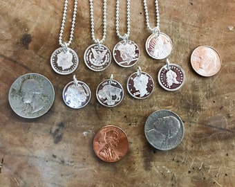 Mini Mints! Pure Silver Coin Charms!