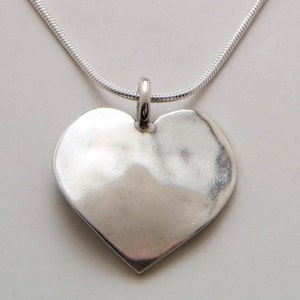 Heart Pendant made from Vintage Silver US Quarter Coin image 2