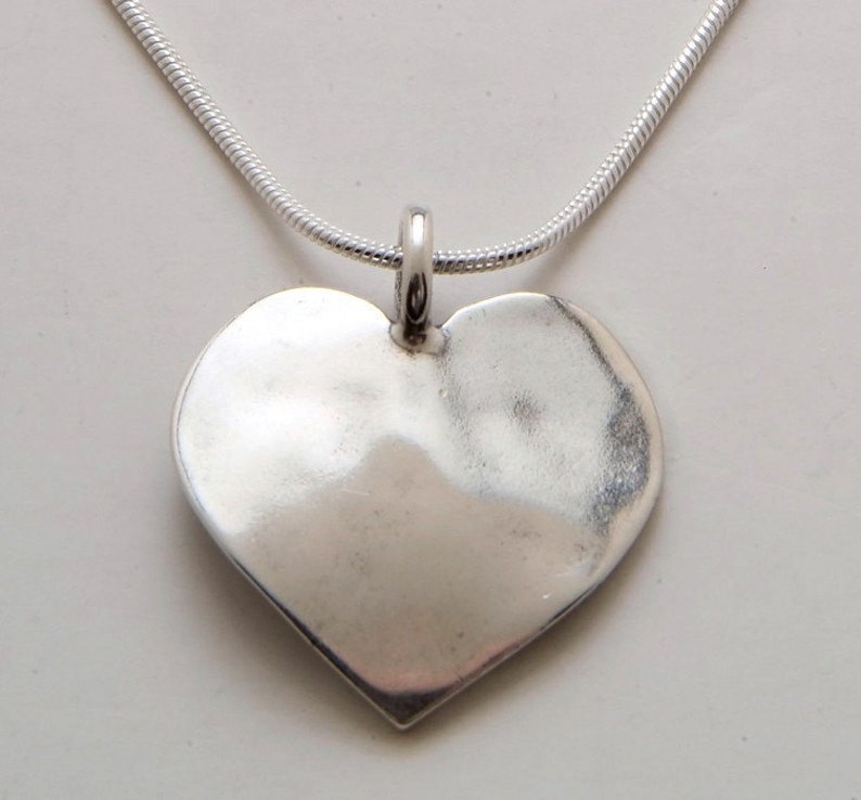Heart Pendant Made From Vintage Silver US Quarter Coin Etsy