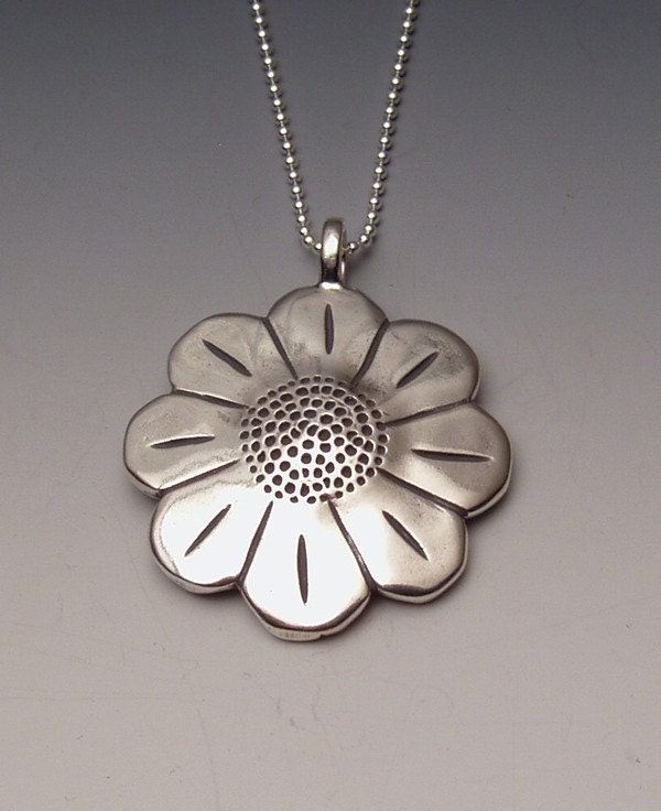 Daisy Dollar Pendant Made From Morgan 