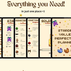 Ultimate Stardew Valley Perfection Planner - Etsy