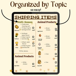 Ultimate Stardew Valley Perfection Planner - Etsy
