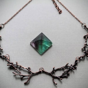 Hedgewitch in Cedar // copper branch necklace image 3