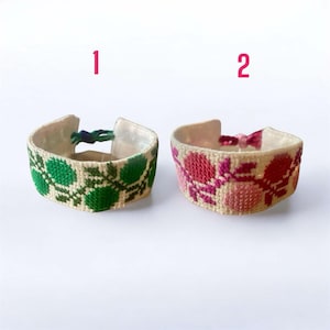 Handmade Palestinian Embroidered Bracelets | Traditional