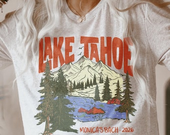 Lake Bachelorette Shirt CUSTOM Lake Tshirt Personalized Lake Girls Trip Lake Tahoe T Cabin Bach Summer Camp Matching Family Vacation Shirts