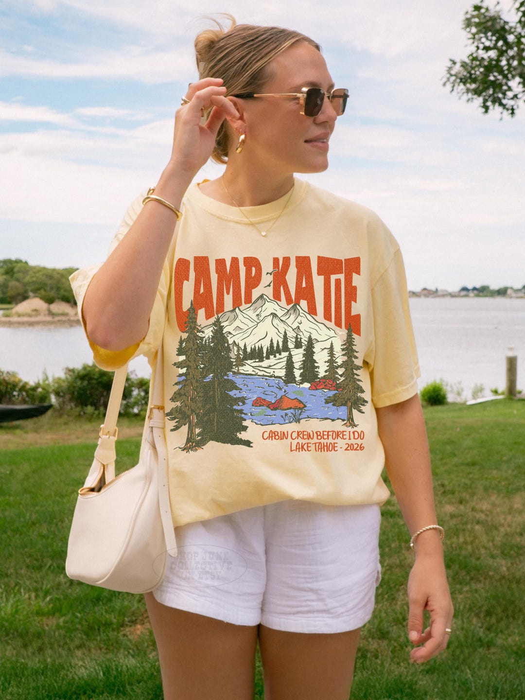CUSTOM Camp Bach Shirts Comfort Colors® Camp Bachelorette Tees Camping Themed Lake Bachelo