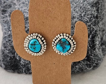 Sleeping Beauty Turquoise stud earrings