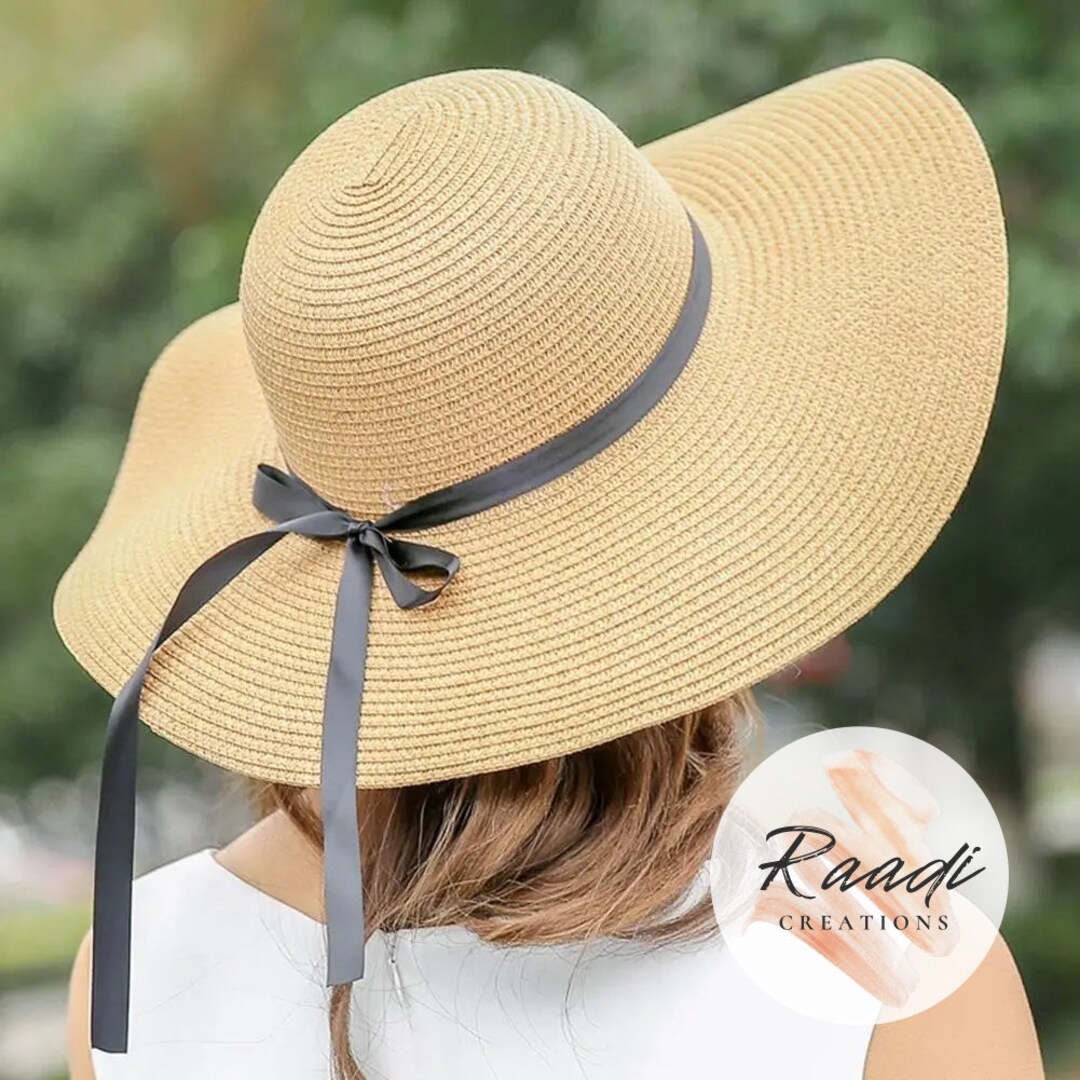 Women Summer Straw Knitted Sunproof Hat