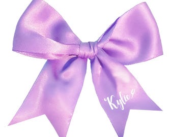 Customizable Hair Bow Clip for Dancers