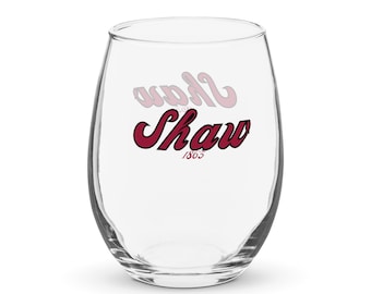 HBCU Shaw University Récipients à boissons sans pied lissés