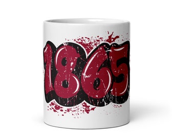 Tasse HBCU « goutte à goutte » 1865 Université Shaw de 11 oz
