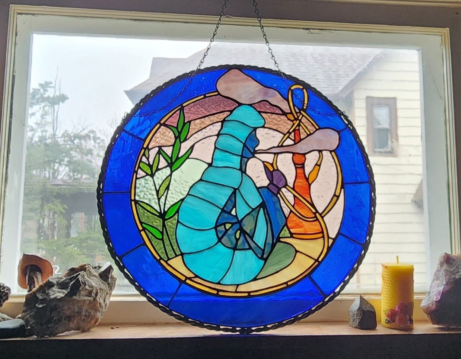 18x18 Stained Glass Panel - Etsy