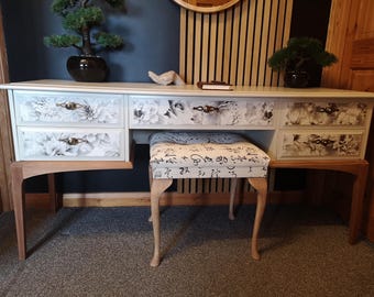 Stream Minstrel 5 drawer dressing table with stool