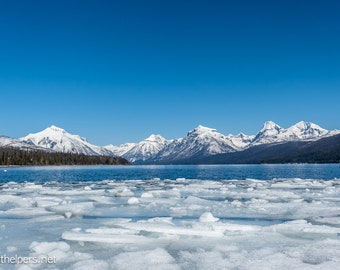 When the Lake Freezes over, Lake McDonald