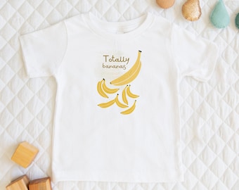 Totally Bananas | Children's T-Shirt Cute Banana Fruit Themed Gift For Kids & Fruit Lover Short Sleeve Cute Baby Onesie®